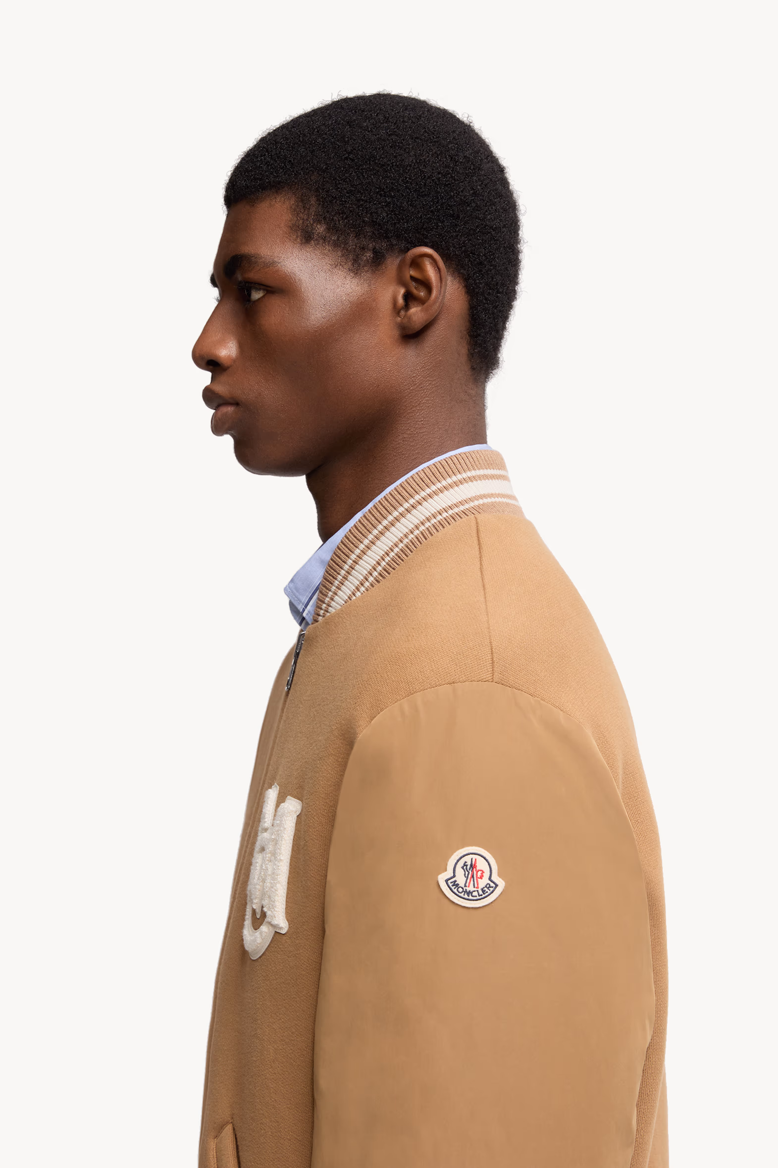 Vennes Reversible Down Bomber Jacket Men Camel Beige Moncler 4